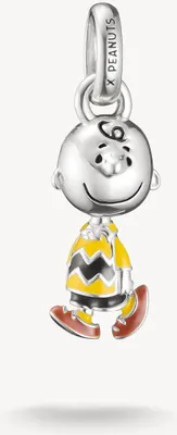 Immagine prodotto di Ciondolo con charm Charlie Brown PEANUTS Connect argento