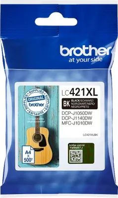 Immagine prodotto di Cartuccia d'inchiostro Brother LC421XLBK 500 pagine nero