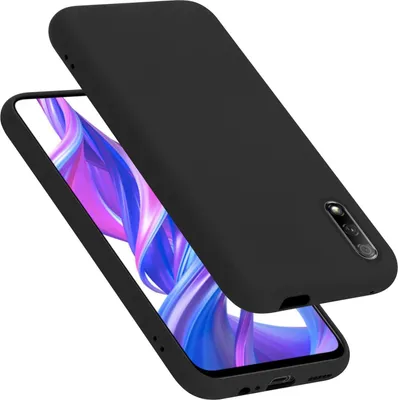 Produktbild von Cadorabo Schutzhülle für Huawei Y9S Hülle in Schwarz Handyhülle Case Cover TPU Etui