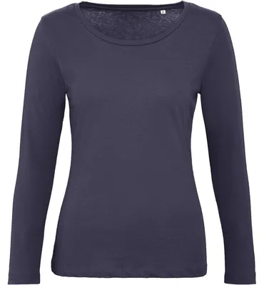 Produktbild von B&C - "Inspire" T-Shirt für Damen Langärmlig FK2469 (XXL) (Marineblau)