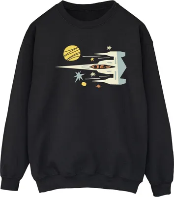 Produktbild von Star Wars - "The Mandalorian" Sweatshirt für Damen BI39763 (XXL) (Schwarz)