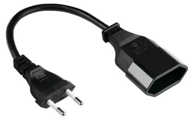 Produktbild von Good Connections P0300-S002 - 0,2 m - Netzstecker Typ C - H03VVH2-F - 250 V - 2.5 A