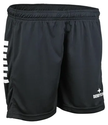 Image de Derbystar, short pantalon pour femmes, modèle Madrid, noir et blanc, taille XS