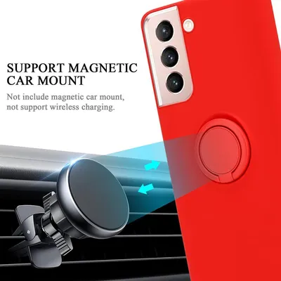 Zdjęcie produktu dla Cadorabo DE-151309, Samsung, Samsung Galaxy S21 5G, Czerwony