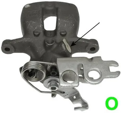 Produktbild von TEXTAR Bremssattel Hinten Links für VW Caddy III Kombi (2KB, 2KJ, 2CB, 2CJ) Ø41mm Grau 38053000