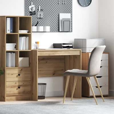 Produktbild von Schreibtisch Artisan Eiche 80x50x76 cm Holzwerkstoff, Schreibtische DesignMöbel Neu