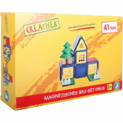 Produktbild von CR Magnetisches Bau-Set Haus, 41 Teile