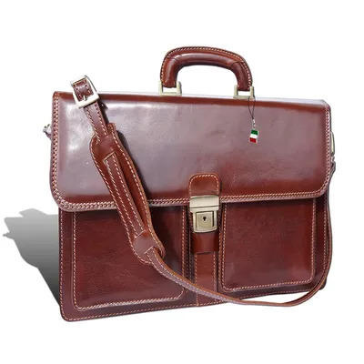 Produktbild von Florence Tasche braun Leder Aktentasche Businesstasche D2OTF149N