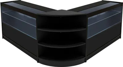 Immagine prodotto di Set di banconi espositivi LED Andromeda, modello LM60 + C1200 (2 pezzi) – colore nero