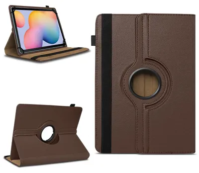 Produktbild von Tablet Tasche für Samsung Galaxy Tab S6 Lite Hülle Schutzhülle Case 360 DrehbarFarben:Braun