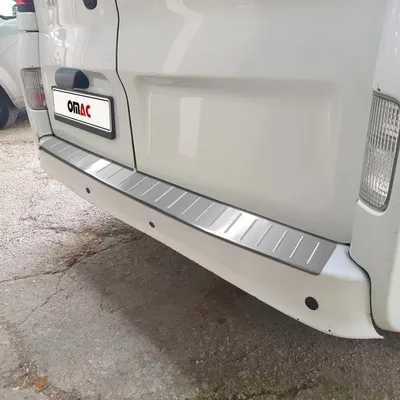 Zdjęcie produktu dla OMAC Osłona zderzaka ze stali nierdzewnej do Renault Master 2010-2023 Szczotkowany chrom mat