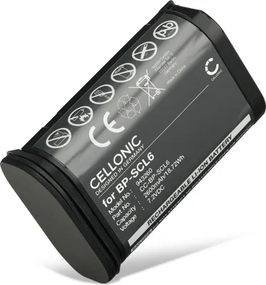 Image de CELLONIC 1x Batterie pour Appareil photo Compatible avec Leica Q3, Q2, BP-SCL6 - (2600mAh, 7.2V)