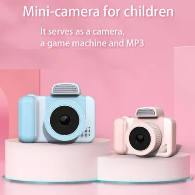 Produktbild von Topchances Kinder Kamera Fotoapparat Kinder mit 32GB SD-Karte Selfie Digitalkamera Kinder Fotokamera Kinder für 3-12 Jahre Jungen und Mädchen Weihnachten Spielzeug, Rosa