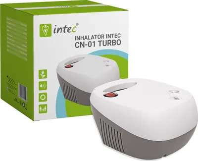 Obrázok produktu pre Inhalátor Intec CN-01 Turbo Inhalátor pre dospelých a deti Vrátane náustku