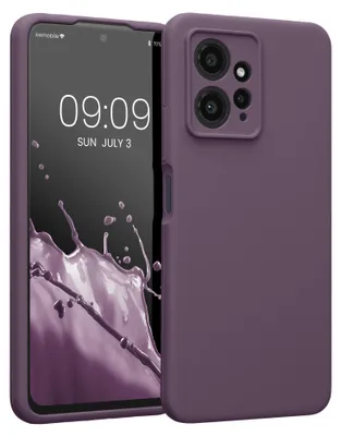 Produktbild von kwmobile Hülle kompatibel mit Xiaomi Redmi Note 12 (4G) - Hülle Silikon gummiert - Handyhülle - Handy Case in Helle Iris