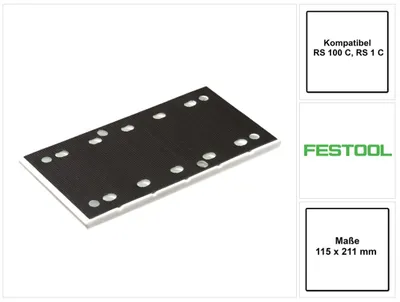 Productafbeelding van Festool SSH-STF-115x221/10 RS 1 C schuurzool ( 488226 ) 115 x 221 mm voor RS 100 C, RS 1 C