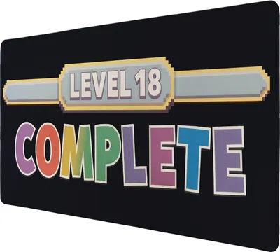 Produktbild von LEVEL 18 COMPLETE Pixel-Rahmen Schreibtischunterlage 89x40cm XXL Mauspad