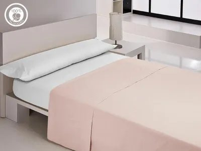 Immagine prodotto di Lenzuolo superiore Happy Home LISOS Cotone Rosa Taglia King