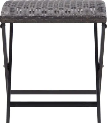 Obrázok produktu pre vidaXL Skladacia stolička Poly Rattan Brown