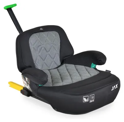 Zdjęcie produktu dla Fotelik podwyższający Cangaroo Jax i-Size 125-150cm Grupa 3 Isofix Top Tether szary