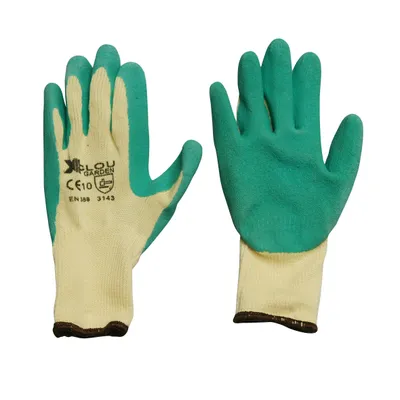 Produktbild von Gartenhandschuh Gummi grün Größe 10