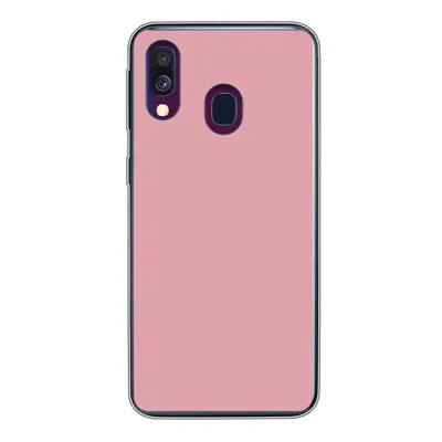 Produktbild von MuchoWow® Handyhülle Schutzhülle Hülle für Samsung Galaxy A40 Rosa - Farben - Innenraum - Einfarbig - Farbe Silikon Softcase Handy Hülle - Handy-Tasche