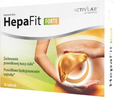 Zdjęcie produktu dla HepaFit FORTE prawidłowe funkcjonowanie wątroby Activlab Pharma