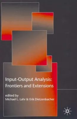 Obrázek produktu pro Input-Output Analysis