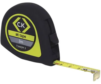 Produktbild von C.K Bandmaß | 3 m | Genauigkeitsklasse II | metrische Skala | Nylong beschichtet