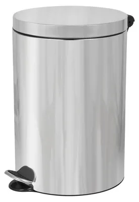 Produktbild von Pedal-Abfalleimer, 20 Liter, poliert