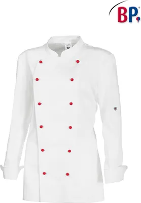 Produktbild von BP Damen Kochjacke 1542-400 Gr. 44 weiß
