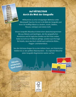 Produktbild von Geografie Rätselbuch