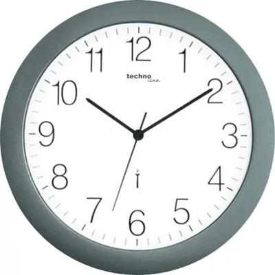 Image de Technoline - TL WT8000 SILVER - Horloge murale
