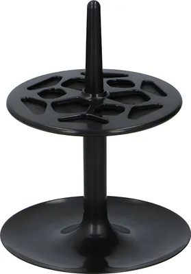 Produktbild von MAKE-UP PINSELHALTER und TROCKENGESTELL Pinselständer für 12 Pinsel Schwarz Ø15cm Kosmetikpinsel Organizer Bürste Halter 16