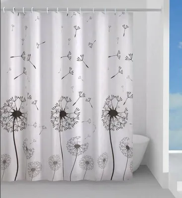 Image de DESIDERIO Rideau de douche 180x200cm, polyester