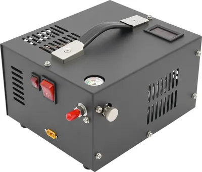Produktbild von Tragbarer PCP Luftkompressor - Kolbenkompressor - 12 V - 30 MPa Hochdruck - 300 W - EU-Stecker - Für Tauchflasche - Luftgekühlter Kupfermotor