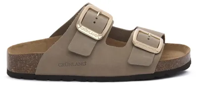 Produktbild von Grünland Damen Flipflops Modell CB0076KAKI in der Farbe Beige für den Sommer