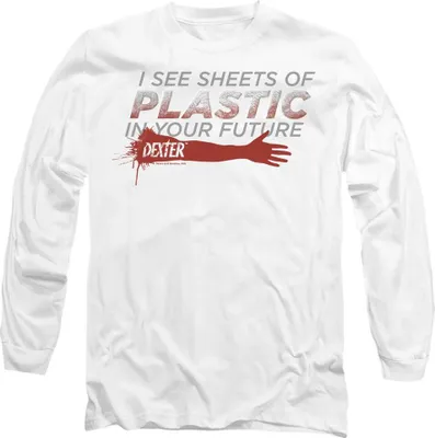 Image de Dexter - "Plastic Prediction" T-shirt unie homme/femme TV11060 (XL) (Blanc)