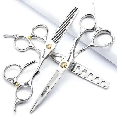 Produktbild von Fellschere Edelstahl 6/6.5/7.5 Zoll für Hunde & Katzen 3er Set