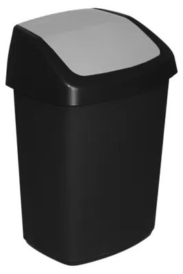 Imagen del producto de Cubo de basura Curver® SWING BIN, 25 l, /gris, 27,8x34,6x51,1 cm