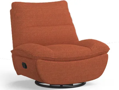 Obrázok produktu pre XC6-OB-EUV2 Otočné hojdacie kreslo, hnedé/oranžové