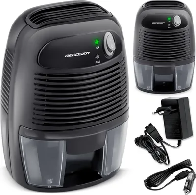 Immagine prodotto di Deumidificatore d'aria - assorbitore di umidità con adattatore per auto Berdsen BR-68B nero