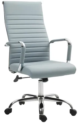 Obrázek produktu pro Kancelářská židle, ergonomický design, výškově nastavitelná, 54 x 62 x 104–114 cm, SVĚTLE ŠEDÁ