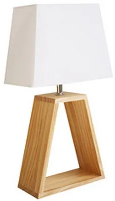 Produktbild von UNiLUX LED-Tischleuchte DUNE, weiß / Holz