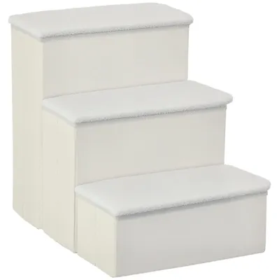 Produktbild von Hundetreppe 3 Stufen 48 cm Hoch Haustiertreppe für kleine und alte, für Haustier