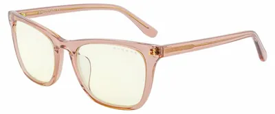 Produktbild von GUNNAR Gaming- und Computerbrille - Tindra Reader - Lesestärke +1.0, Rahmenfarbe: Rose Latte, Glastönung: Klar (Blockiert 35% blaues Licht & 100% UV-Licht) - Blaulichtfilter-Brille