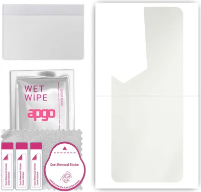 Produktbild von apgo Rückseite Schutzfolie, Matt, kompatibel mit Tecno Pova 4, Hinten Hydrogel-Displayschutzfolie mit Positionierhilfe, kratzfest, einfache Montage