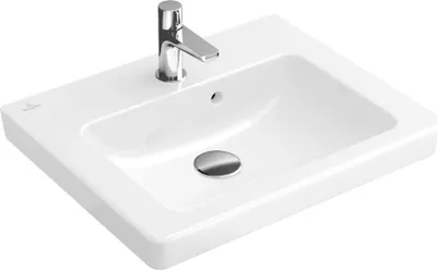 Produktbild von Villeroy & Boch Handwaschbecken SUBWAY 2.0 500 x 400 mm, mit Überlauf weiß
