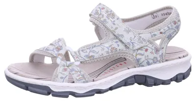 Produktbild von Rieker Damen Trekking Sandale mit Klettverschluss leicht 68879, Größe:40 EU, Farbe:Grau