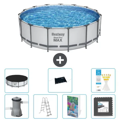 Immagine prodotto di Bestway Steel Pro MAX Rotonda - 488x122 cm - 8 pezzi  S543